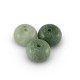 Natural stone beads Quartz rondelle 4x6mm Clover Green-White